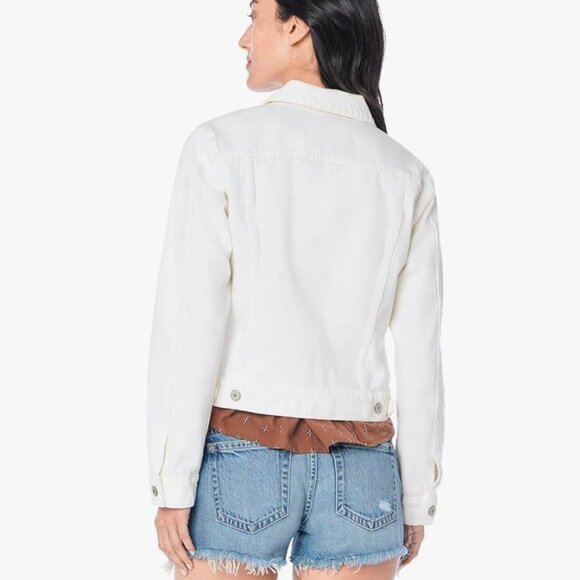 Lucky Brand "The Tomboy Trucker" White Denim Jacket - Small - Picture 4 of 10